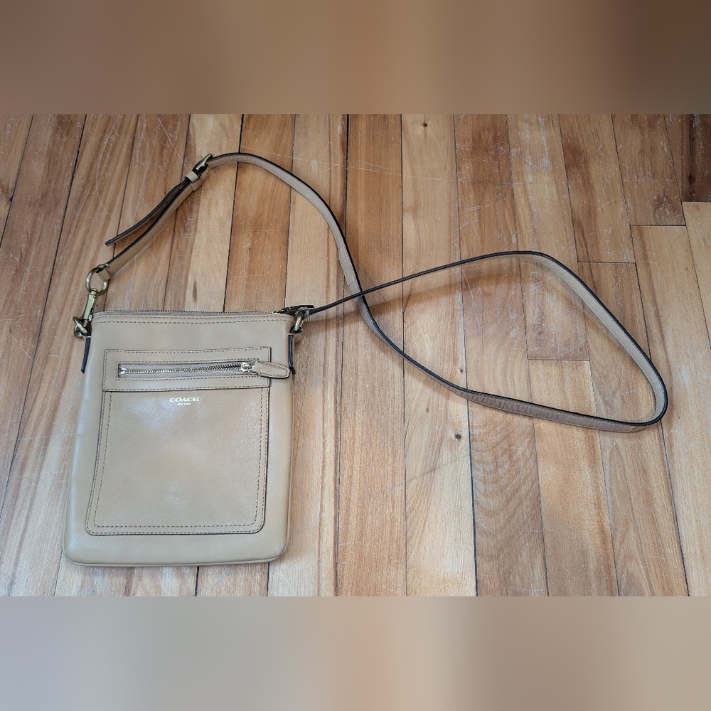 Coach Beige Crossbody Bag